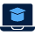 icon representing online learning